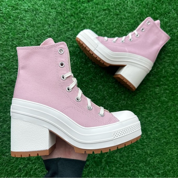 Unavailable 🎁Converse Chuck 70 De Luxe Heel X Hi Static Pink - Picture 6 of 8
